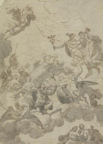 unknown artist Copy of a Study for a Ceiling Decoration