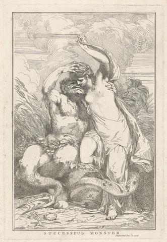 John Hamilton Mortimer Successful Monster (no.7 from Fifteen Etchings dedicated to Sir Joshua Reynolds)