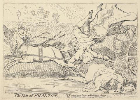 James Gillray The Fall of Phaeton