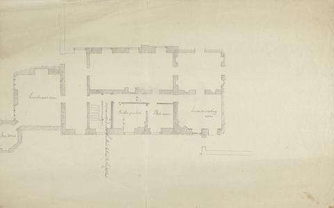 James Wyatt Cobham Hall, Kent: Plan for Servant's Quarters
