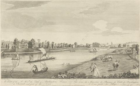 J. Fougeron View of the Earl of Burlington's House at Chiswick