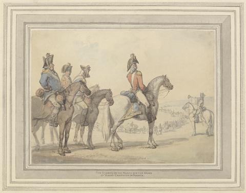 Thomas Rowlandson The Guards on the March for the Duke of York's Campaign in France