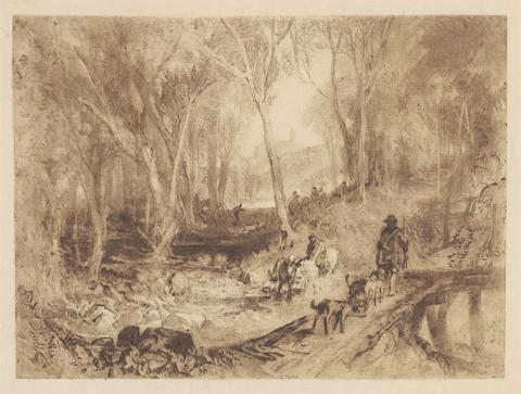 Joseph Mallord William Turner Huntsmen in a Wood