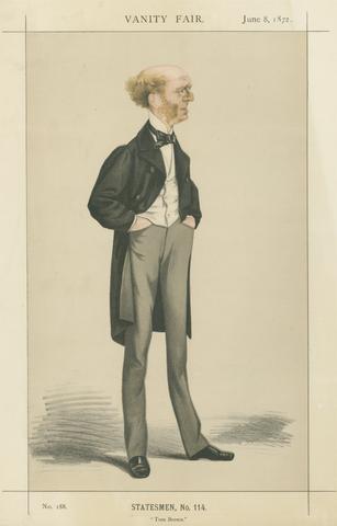 unknown artist Vanity Fair: Literary; 'Tom Brown', Thomas Hughes, June 8, 1872