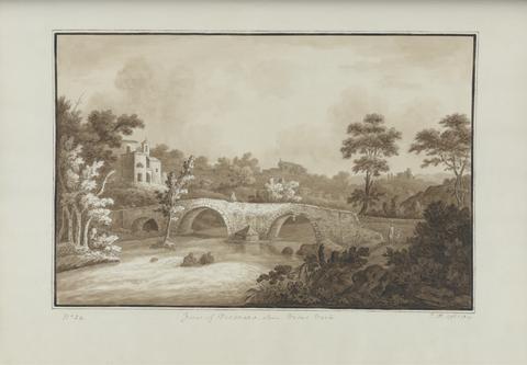 Sir Richard Colt Hoare View of Vicovaro, obin, Vicus Varii