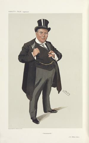 Leslie Matthew 'Spy' Ward Politicians - Vanity Fair - 'Hammersmith'. Sir William Bull. April 3, 1907