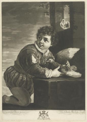 Charles Phillips [Boy with Bird]