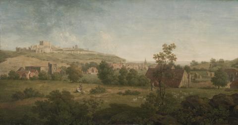 Landscape, with Dover Castle in the Distance