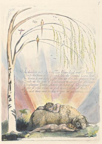 William Blake America. A Prophecy, Plate 9, "In Thunders Ends the Voice...."