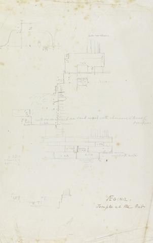 Charles Robert Cockerell The Temple of Aphaea at Aegina: Details and Field Notes of Excavation