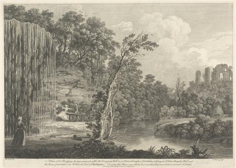 Francois Vivares A View of the Petrifying Spring commonly called The Dropping well, at Knaresborough in Yorkshire...