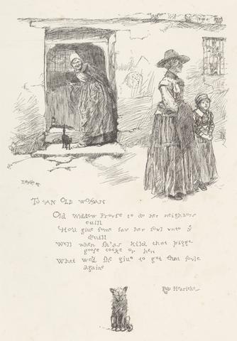 Edwin Austin Abbey To an Old Woman, by Robert Herrick