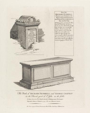 unknown artist The Tombs of Richard Pendrell and George Chapman, St. Giles