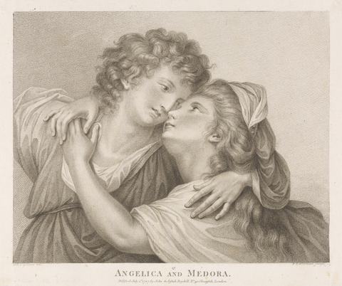 Francesco Bartolozzi RA Angelica And Medora