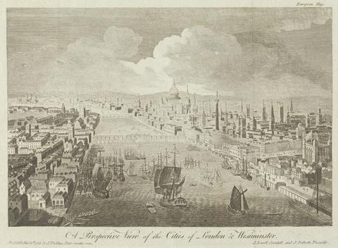 unknown artist A Perspective View of the Cities of London & Westminster