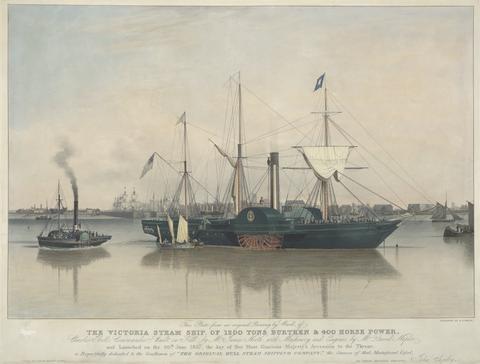 Richard Gilson Reeve The Victoria Steam Ship at Hull