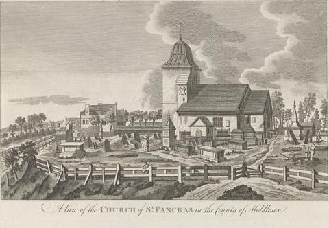 unknown artist View of the Church of St. Paneras in the County of Middlesex
