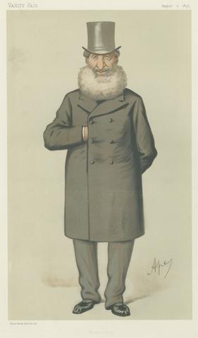 Politicians - Vanity Fair. 'Birmingham'. Mr. philip Henry Muntz. 7 August 1875