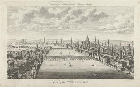 unknown artist View of the City of London Seen from the River Near the Tower