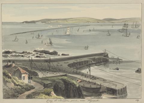 unknown artist Quay at Straddon Point, near Plymouth