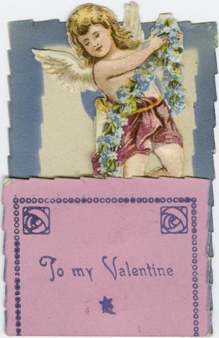  [Victorian pop-up Valentines Card].