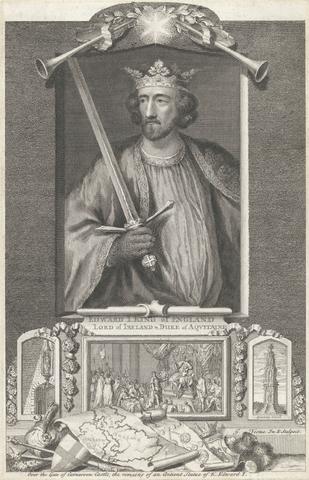 George Vertue Edward I, King of England, Lord of Ireland and Duke of Aquitaine