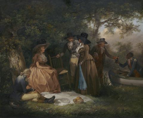 George Morland The Anglers' Repast