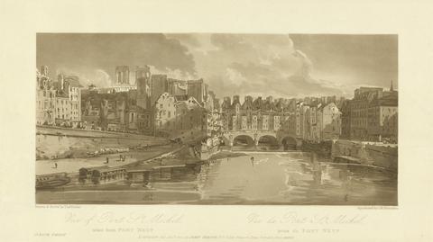 Thomas Girtin View of Pont St. Michel, taken from Pont Neuf