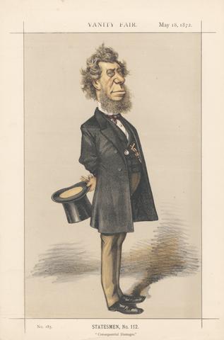 unknown artist Vanity Fair - Americans. 'Consequential Damages'. Hon. Hamilton Fish. 18 May 1872