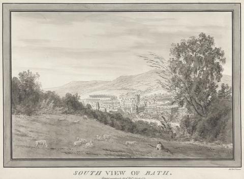 John Robert Cozens South View of Bath