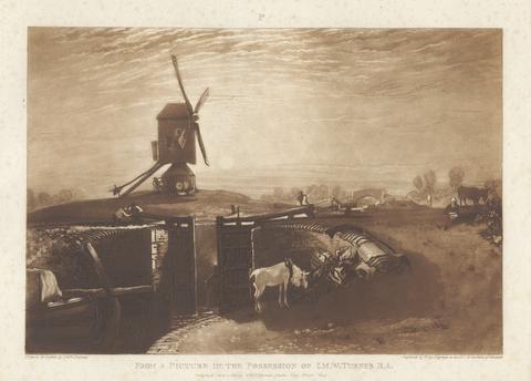 Joseph Mallord William Turner Windmill and Lock