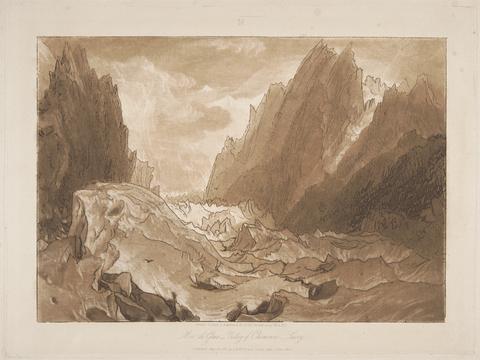 Joseph Mallord William Turner Mer de Glace, Valley of Chamouni, Savoy