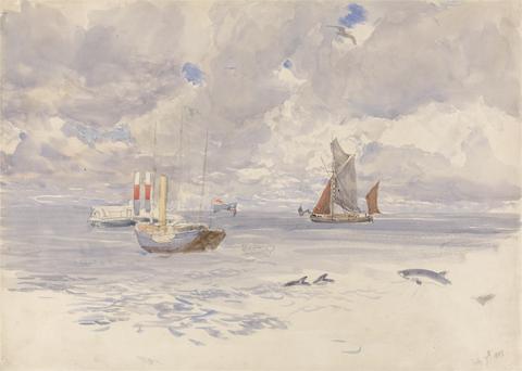 Henry Moore Porpoises, July 7, 1883