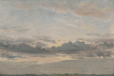 John Constable A Cloud Study, Sunset