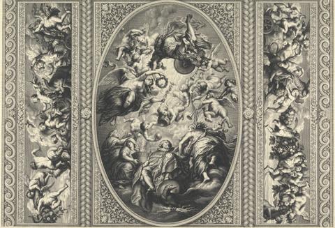 Simon Gribelin The Ceiling in the Banqueting House at Whitehall