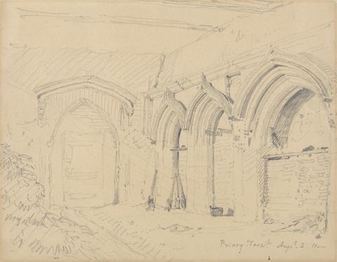 John Sell Cotman Interior of the Ruins of Yarmouth Priory