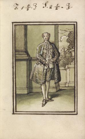 Thomas Bardwell Full-length Portrait, Young Man Standing
