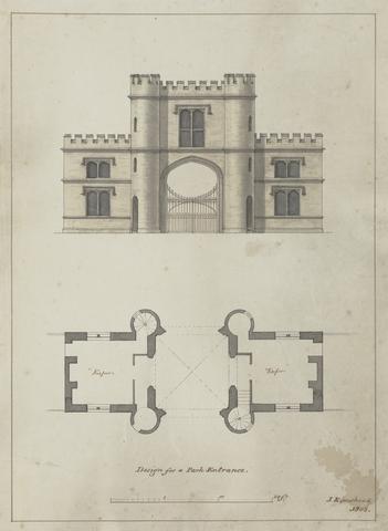 John Kempshead Design for a Castellated Entrance