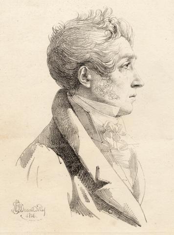 Portrait of Engelmann, in profile