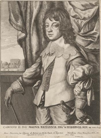Wenceslaus Hollar Carolus II. D.G: Magnæ Britanniæ Fra. et Hiberniæ Rex etc.