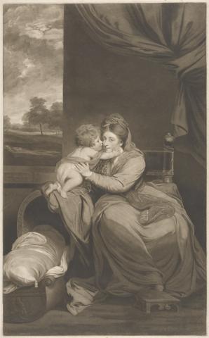 Thomas Watson Elizabeth Lady Melbourne with Her Son, the Honourable. Peniston Lamb