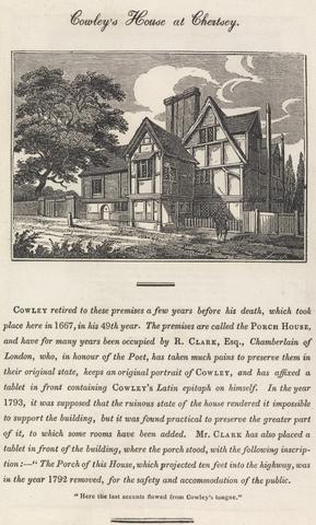 Matthew Urlwin Sears Cowley's House at Chertsey; page 75 (Volume One)