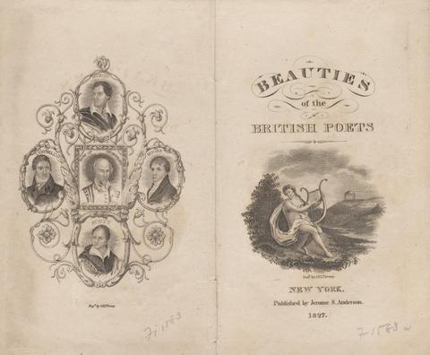  Frontispiece and Title Page, Beauties of the British Poets