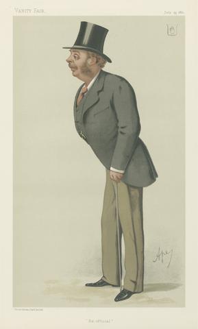 Carlo Pellegrini Politicians - Vanity Fair. 'Ex-official'. Sir Matthew White Ridley. 23 July 1881