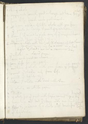 Alexander Cozens Page 5, Notes on Methods of Drawing