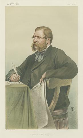 Theobald Chartran Politicians - Vanity Fair. 'France at the Congress'. Mr. William Henry Waddington.' 28 September 1878
