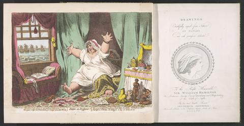 Gillray, James, 1756-1815, printmaker. A new edition considerably enlarged, of Attitudes faithfully copied from nature :
