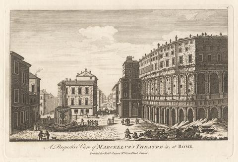 unknown artist A Perspective View of Marcellus's Theatre &c., at Rome