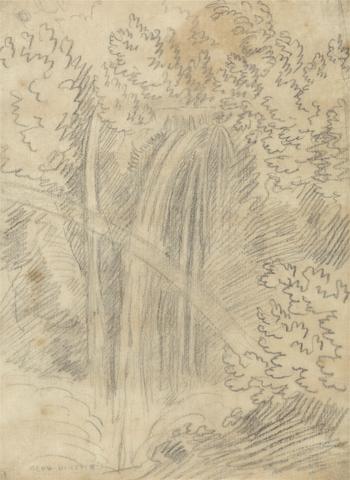 John Robert Cozens A Waterfall