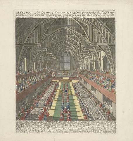 unknown artist A Prospect of the Inside of Westminster Hall